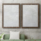 Sandstone Grooves I - Premium Framed Canvas 2 Piece Set - Ready to Hang