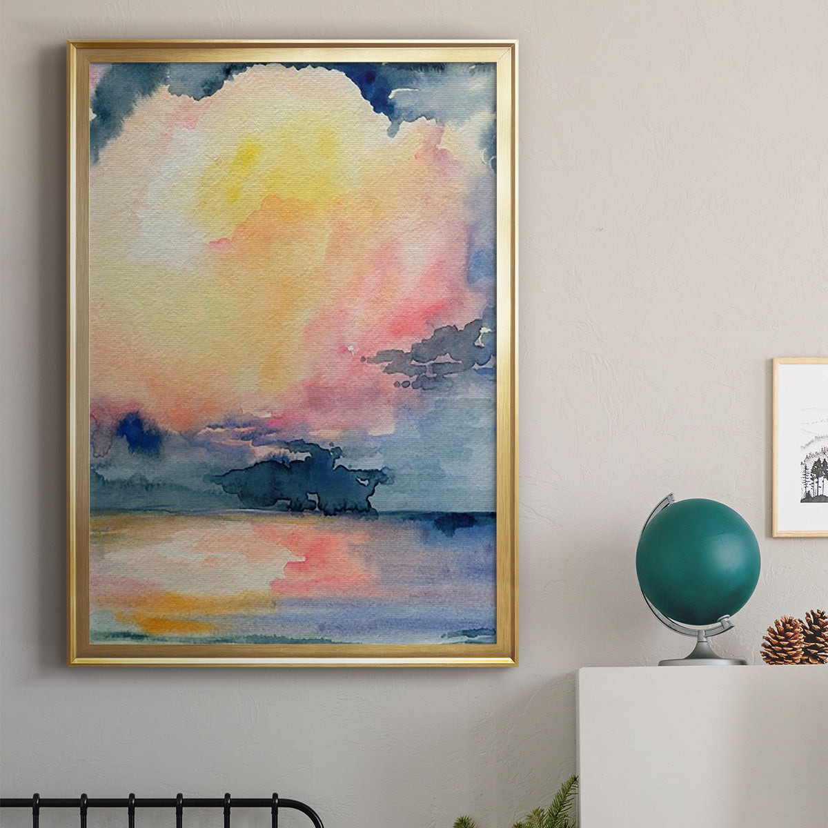 Prism Seascape I - Modern Framed Canvas Print