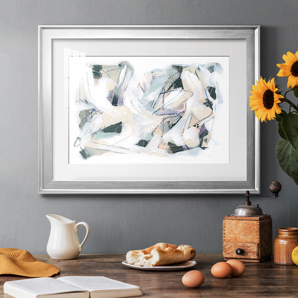 Arctic Helix I - Modern Framed Art Print