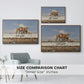 On the Banks of the Nile, Upper Egypt, 1876 - Floater Framed Canvas Print