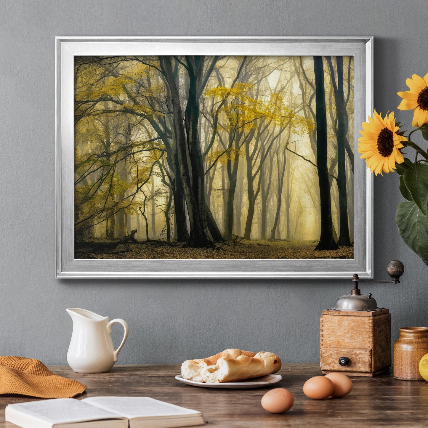 In Love with Golden Fall Premium Classic Framed Canvas - Ready to Hang