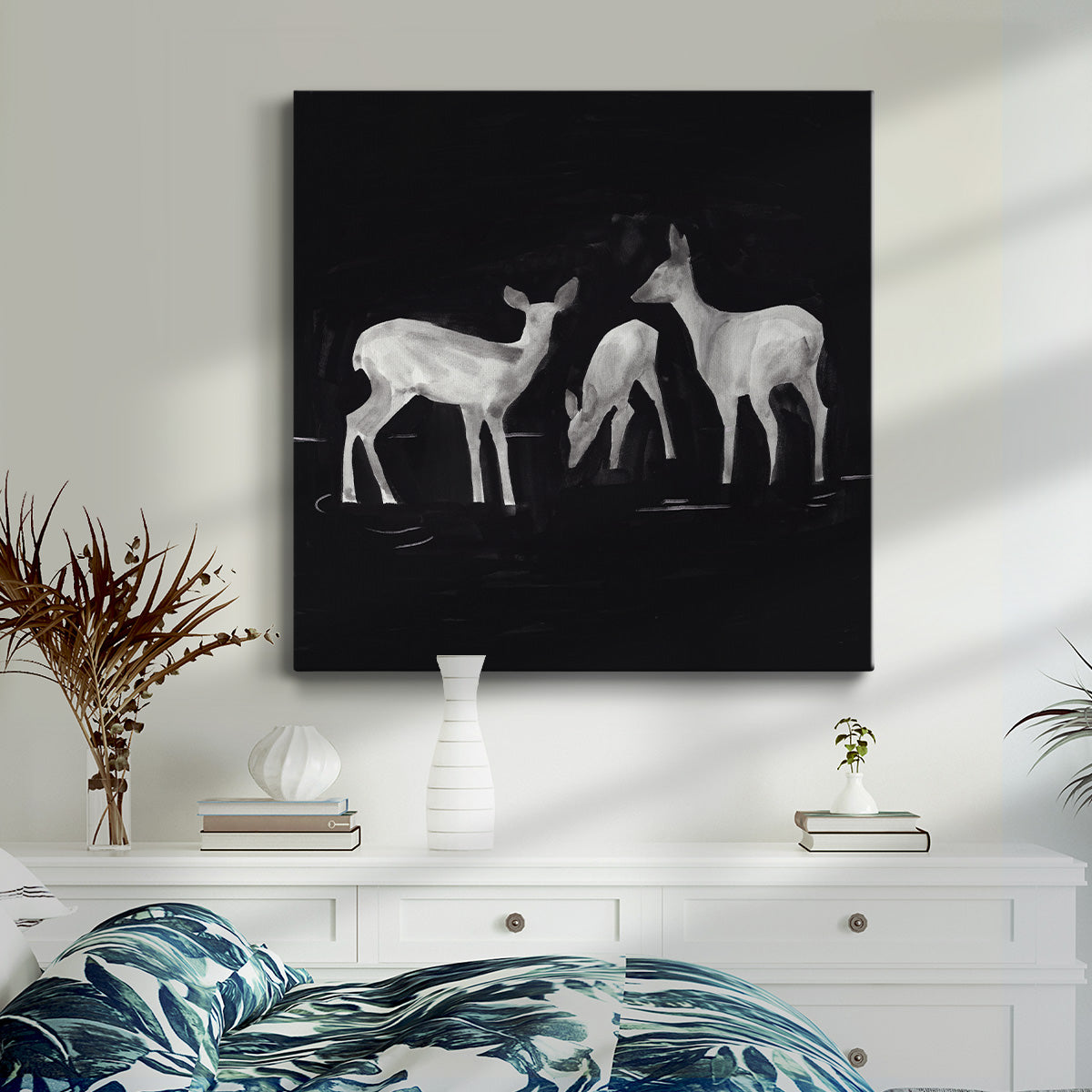 Sophisticated Whitetail I-Premium Gallery Wrapped Canvas - Ready to Hang