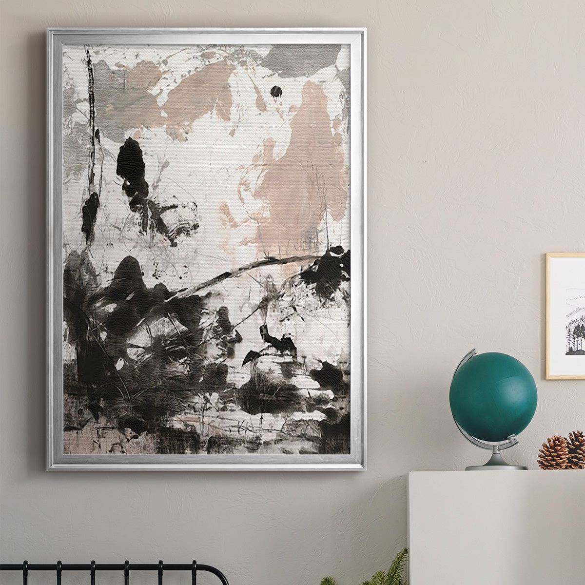 Disarray II - Modern Framed Canvas Print