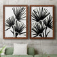 Fan Brush I - Premium Framed Canvas 2 Piece Set - Ready to Hang