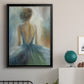 Lady in Blue -  Framed Canvas Print