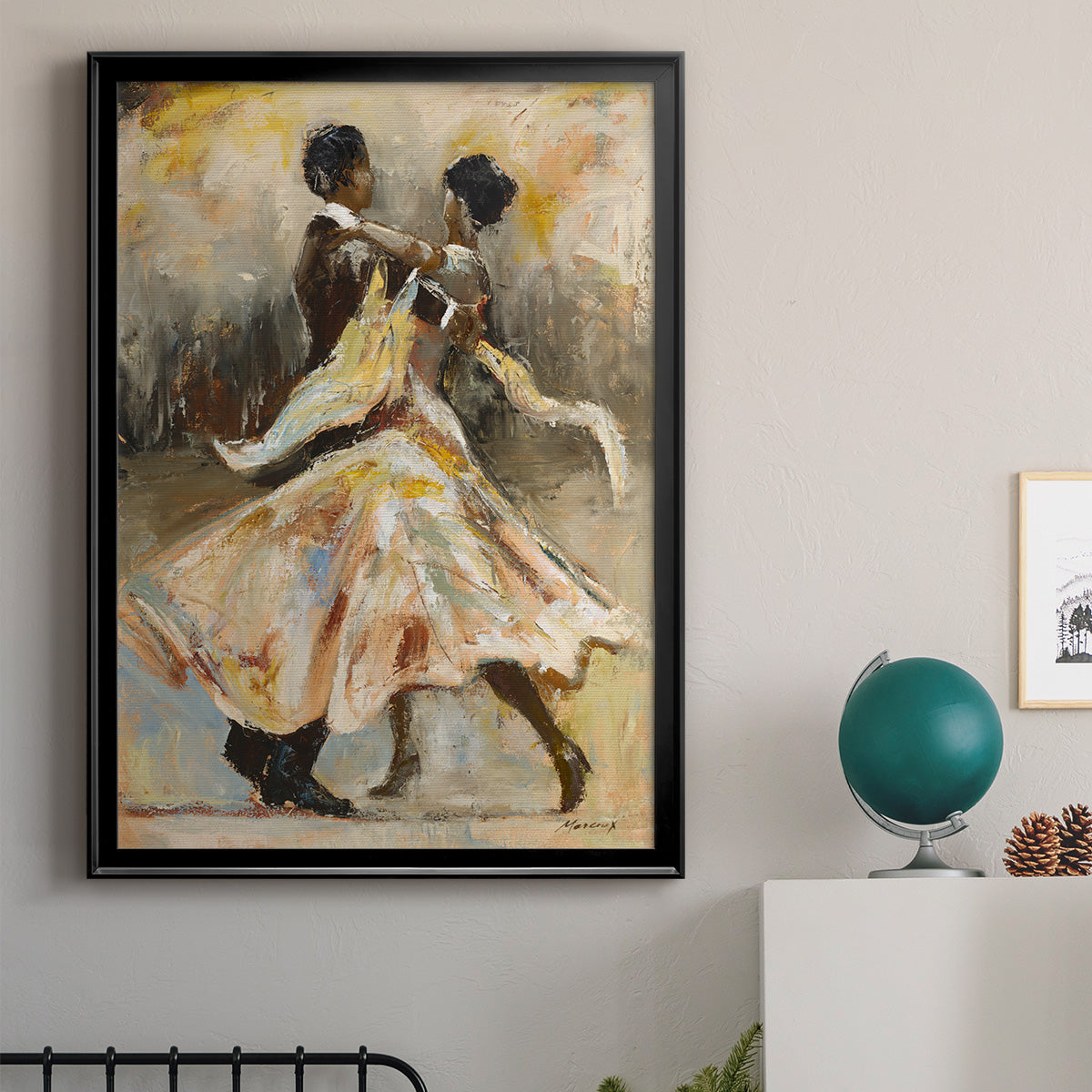 Night Out - Modern Framed Canvas Print