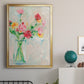 Painterly Soft Bouquet I - Modern Framed Canvas Print