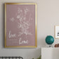 Love Home - Modern Framed Canvas Print