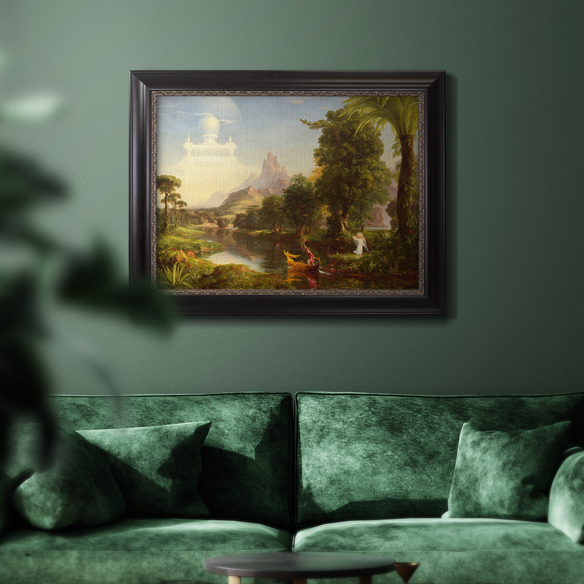 Voyage of Life: Youth - Ornate Framed Canvas Print
