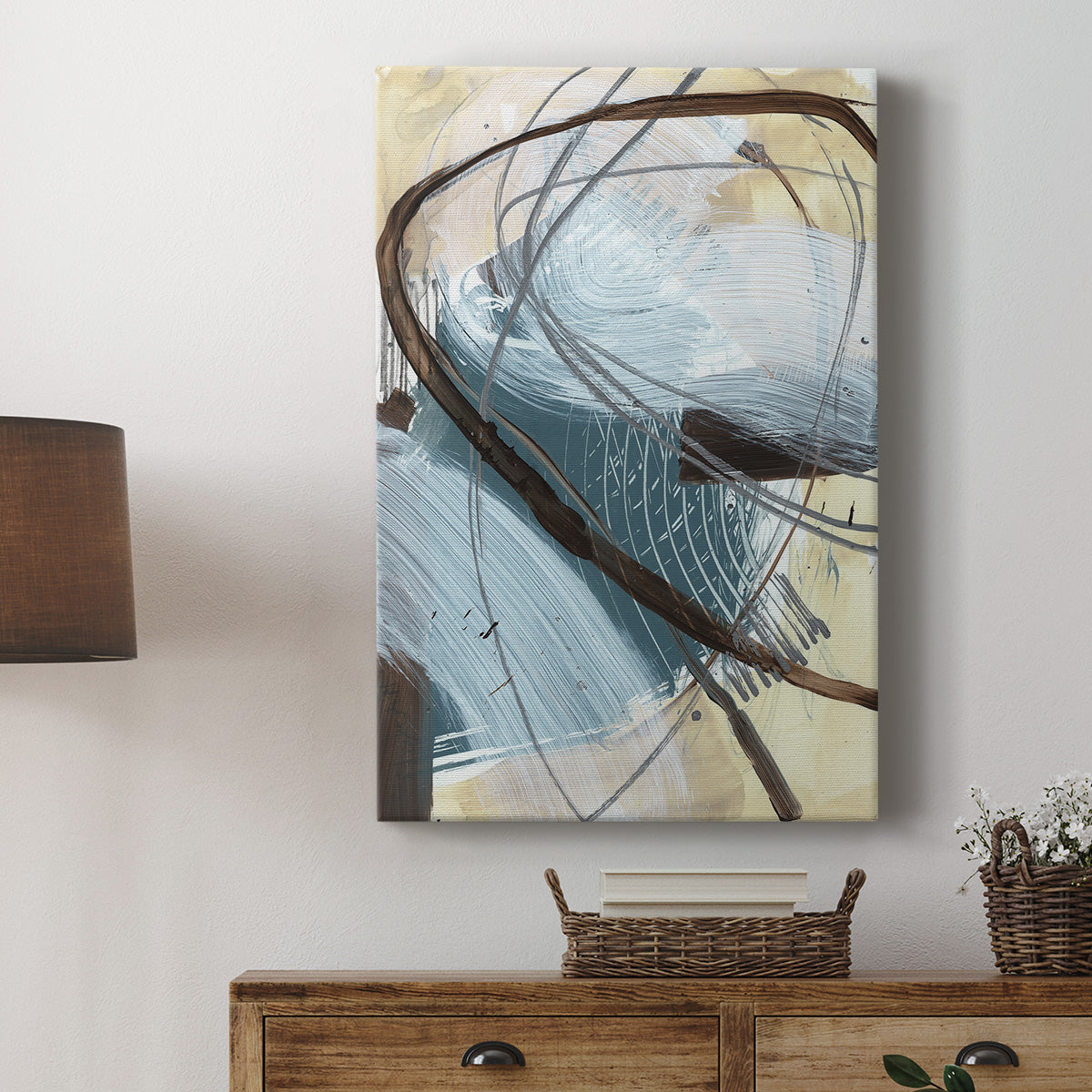 Winding Around II Premium Gallery Wrapped Canvas - Ready to Hang