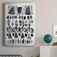 Grey Arches I - Modern Framed Canvas Print