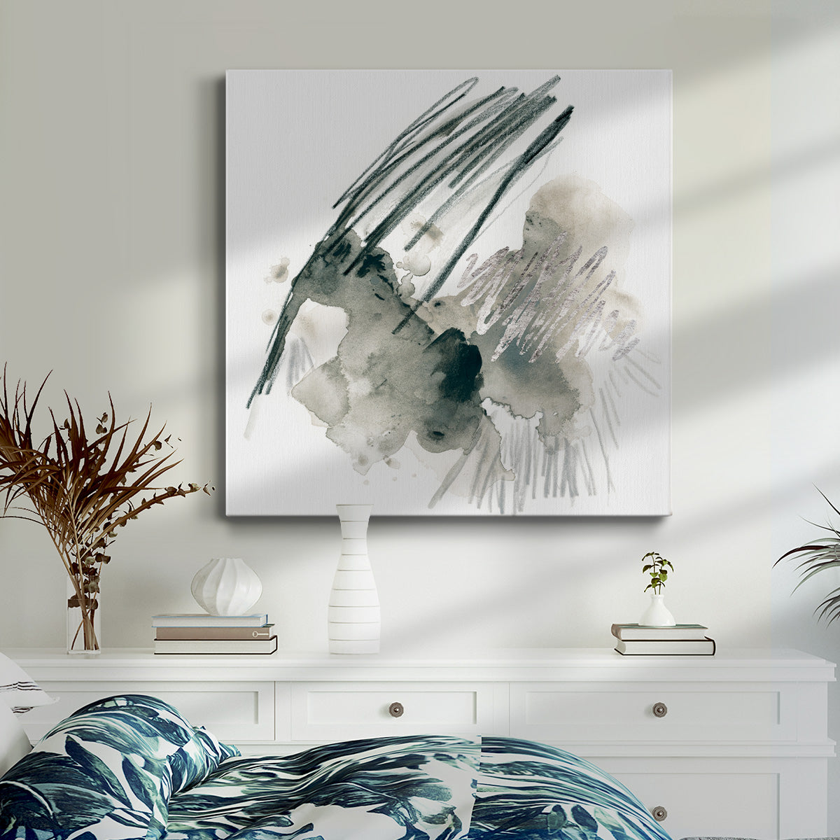 Graphite Markup II - Canvas Art Print