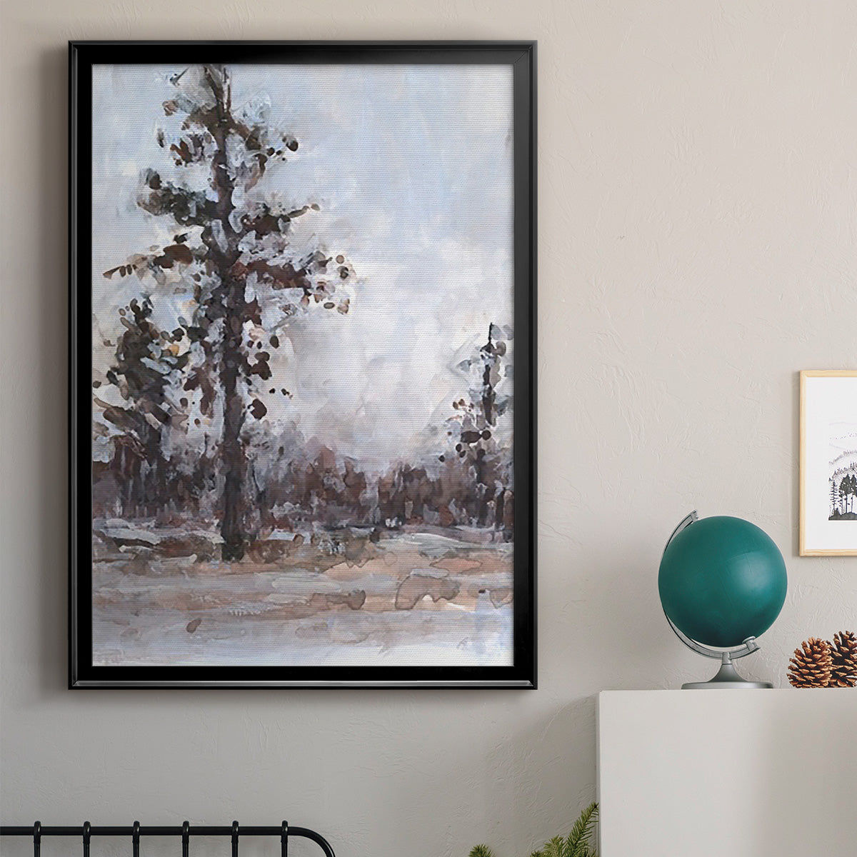 Vintage Tree Moment I - Modern Framed Canvas Print