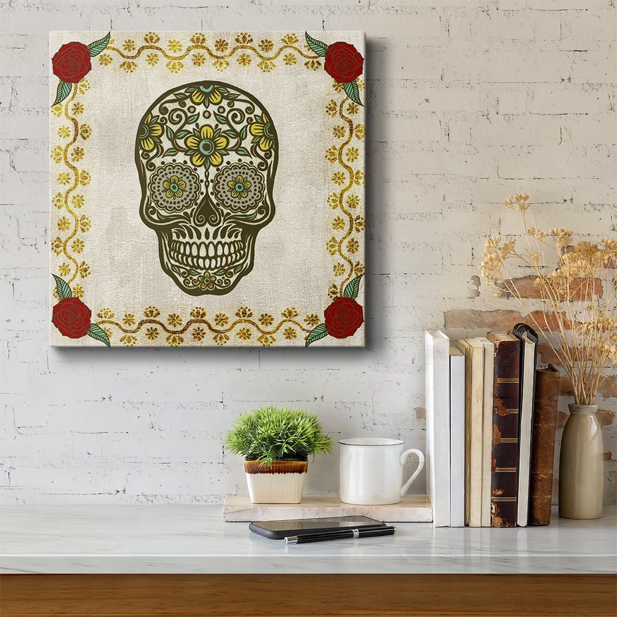 Day of the Dead II-Premium Gallery Wrapped Canvas - Ready to Hang