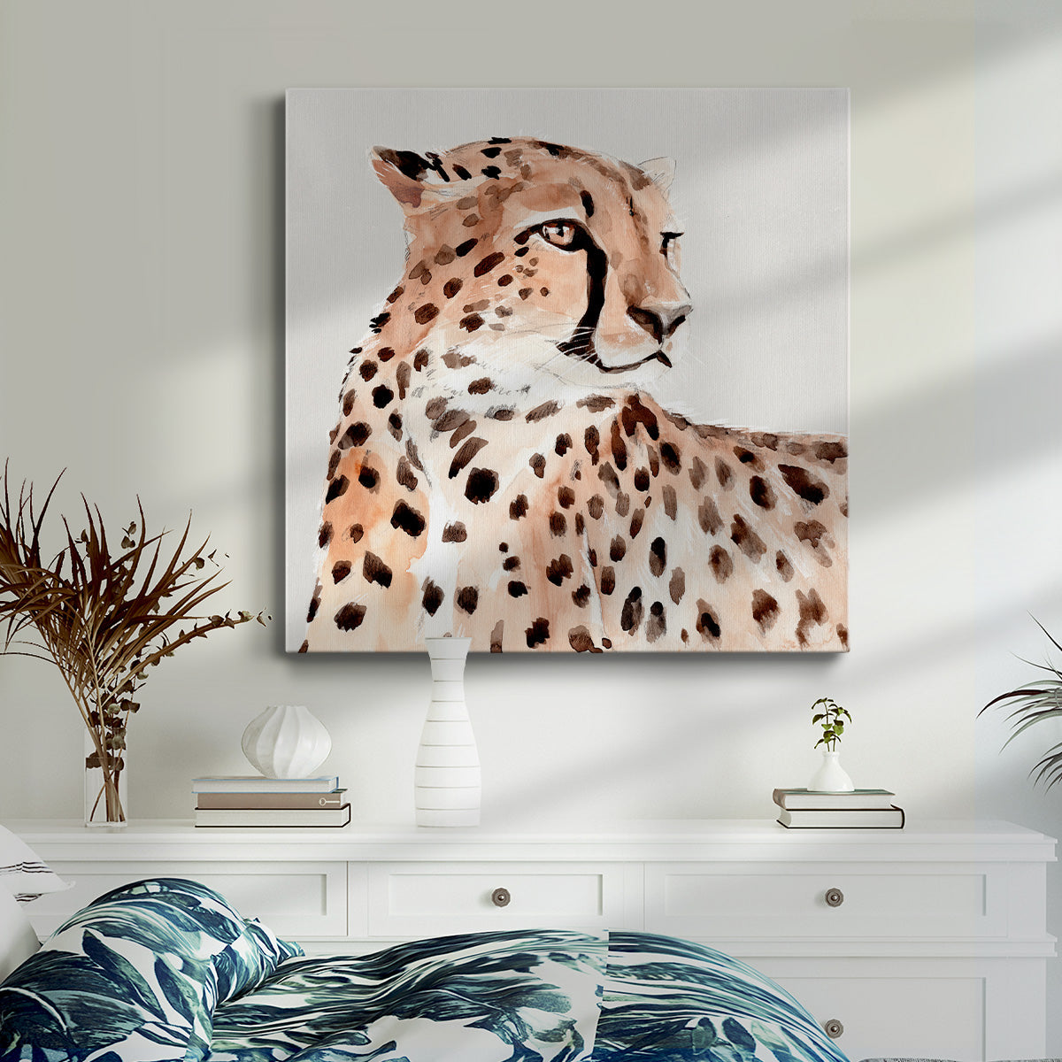 Saharan Cheetah I - Canvas Art Print