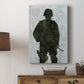 Soldier Silhouette - Canvas Art Print