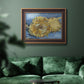 Two Cut Sunflowers - Ornate Framed Canvas Print