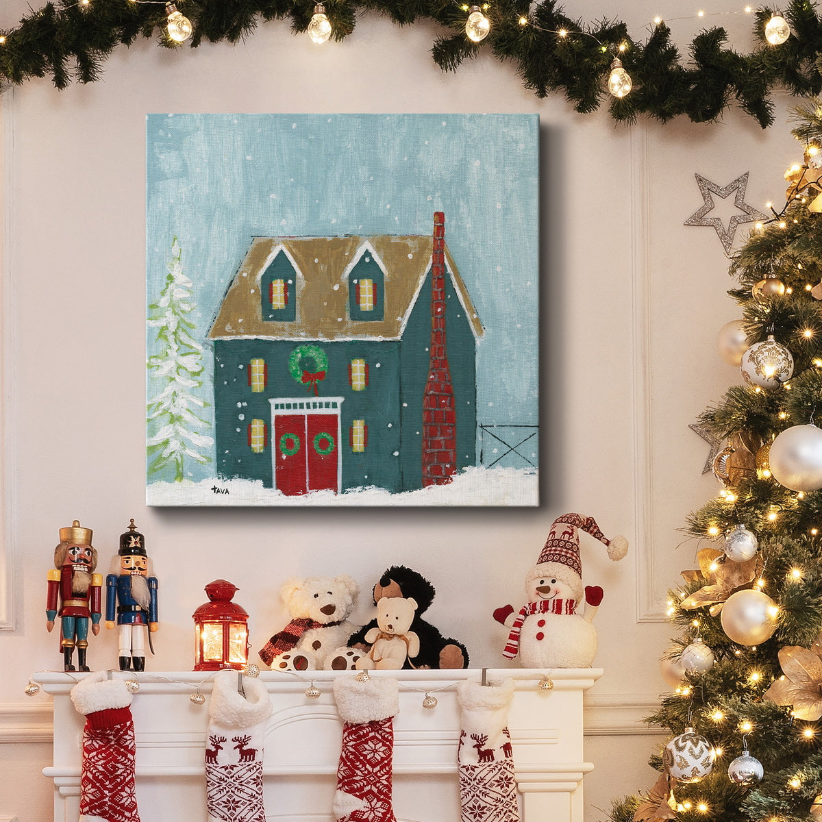 Ready For Christmas-Premium Gallery Wrapped Canvas - Ready to Hang