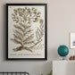 Sepia Botanical Journal I - Modern Framed Canvas Print