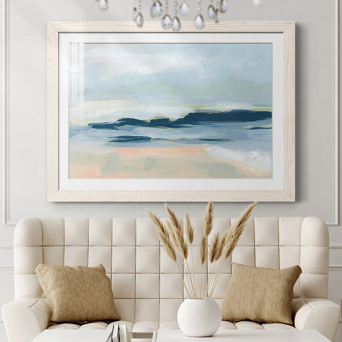 Matala Coast I - Barnwood Framed Art Print