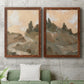 Hillside Walking Path I - Premium Framed Canvas 2 Piece Set - Ready to Hang