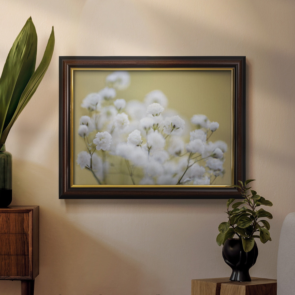 Baby's Breath Study III Premium Framed Canvas- Ready to Hang