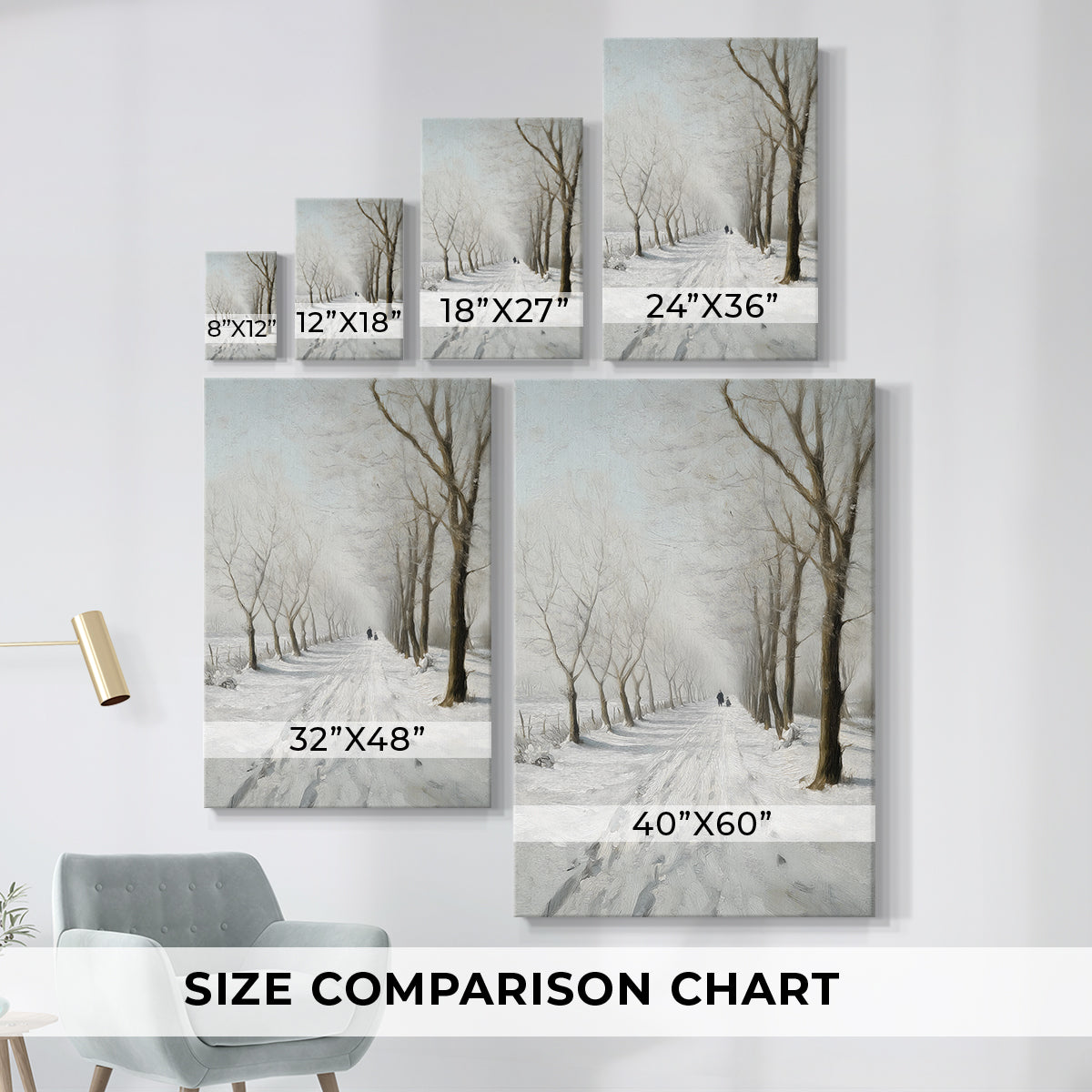 Frostlit Blessing of Midwinter - Canvas Art Print