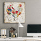 Flowered Rooster - Canvas Art Print