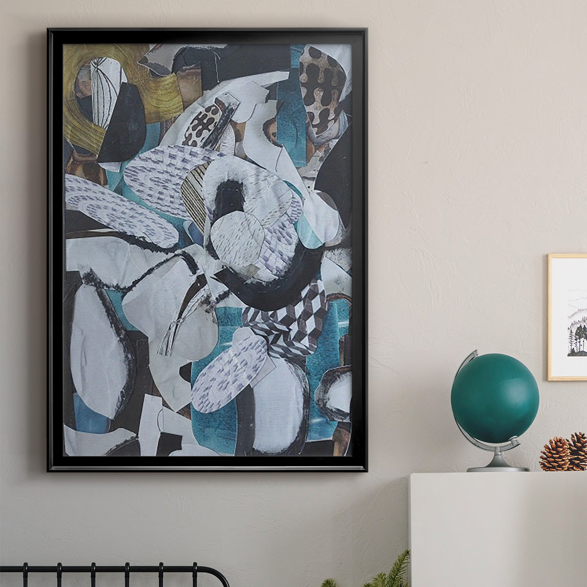 Hawaiian Beach Glass - Modern Framed Canvas Print