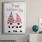 Valentines Gnomes - Modern Framed Canvas Print