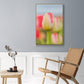 Twotone Tulip - Framed Premium Gallery Wrapped Canvas L Frame - Ready to Hang