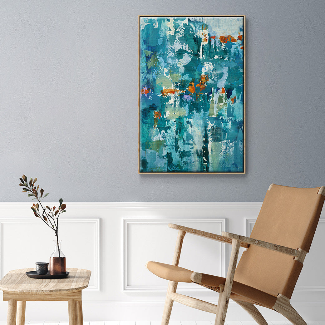 Reticent I - Framed Premium Gallery Wrapped Canvas L Frame - Ready to Hang