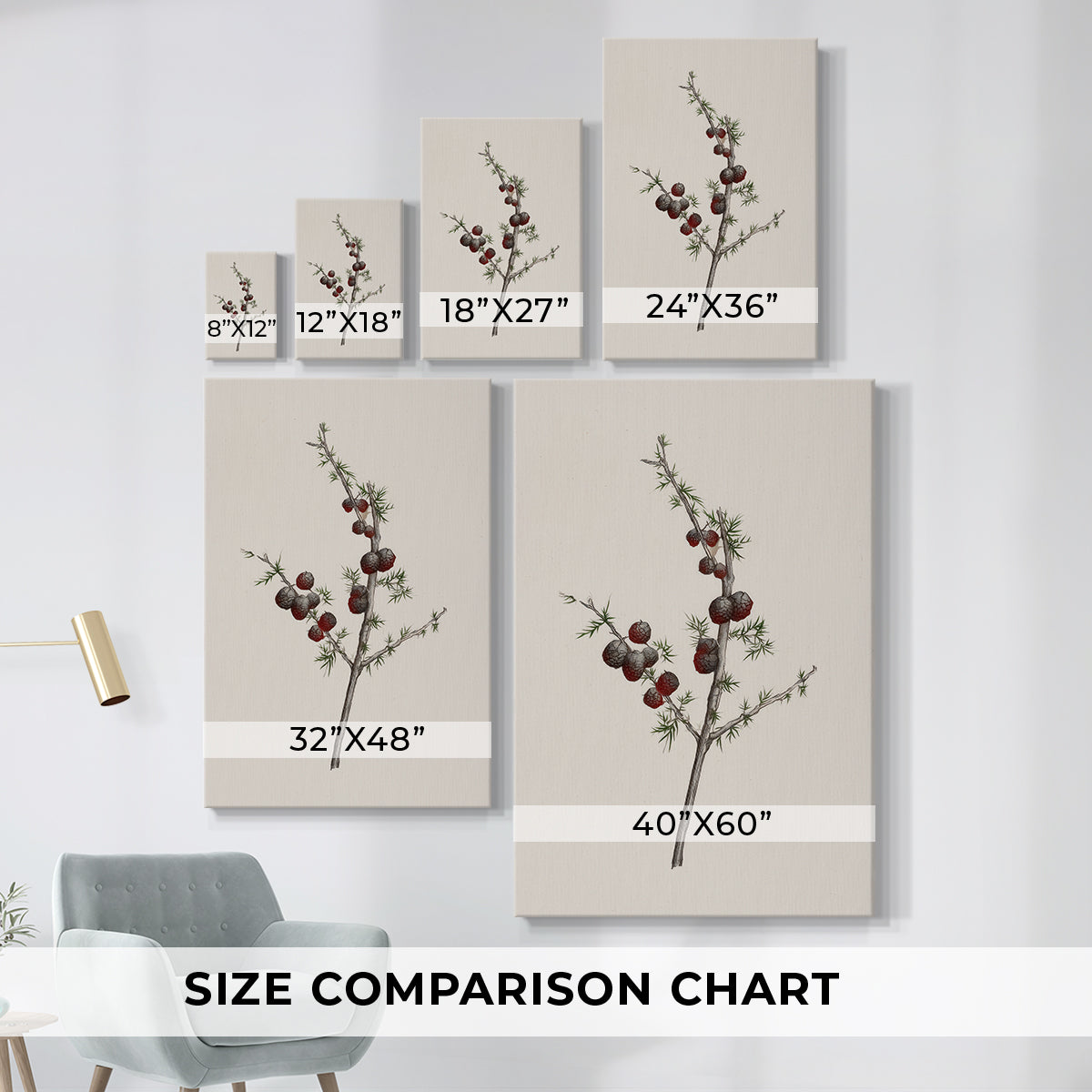 Pearled Yule Promise - Canvas Art Print