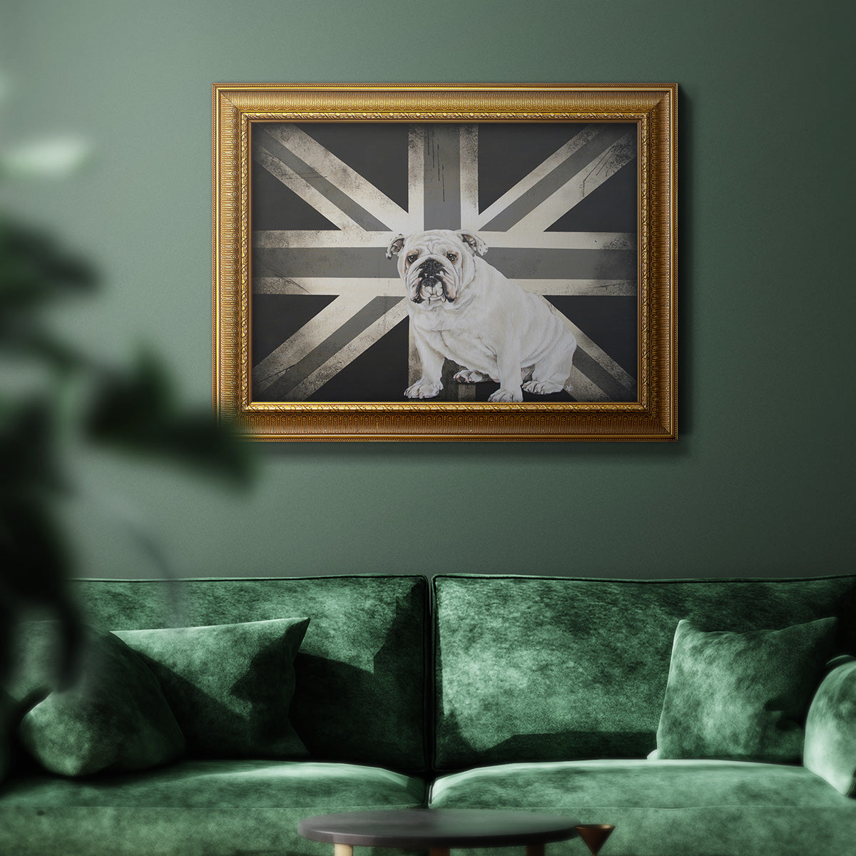 Best of British B&W Premium Framed Canvas- Ready to Hang