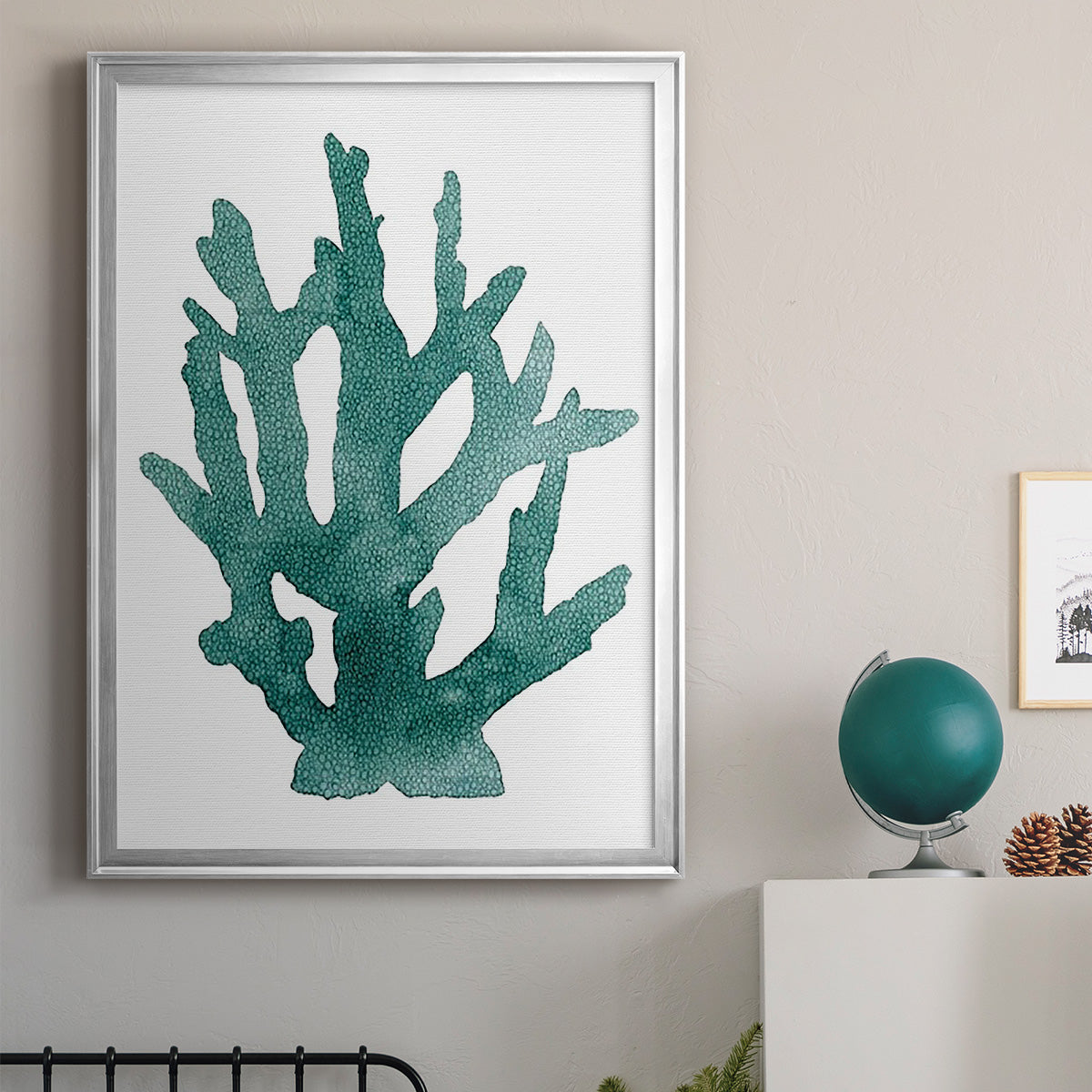 Coral Souvenirs I - Modern Framed Canvas Print