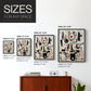 Abstract Series CLXVIII - Restickable Framed Art Set