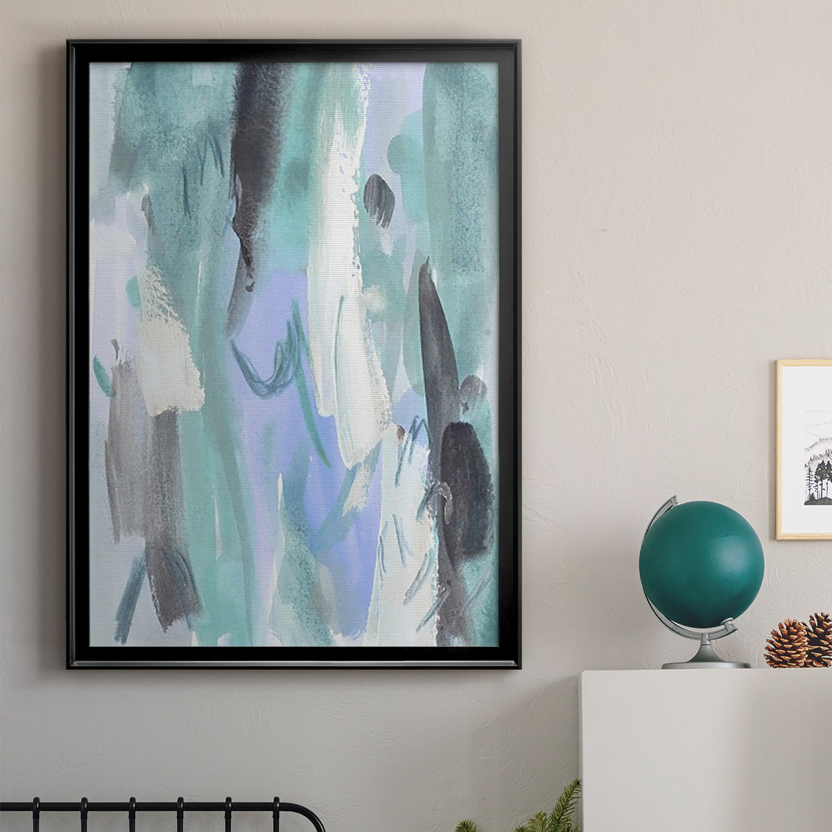 Ocean Crush IV - Modern Framed Canvas Print