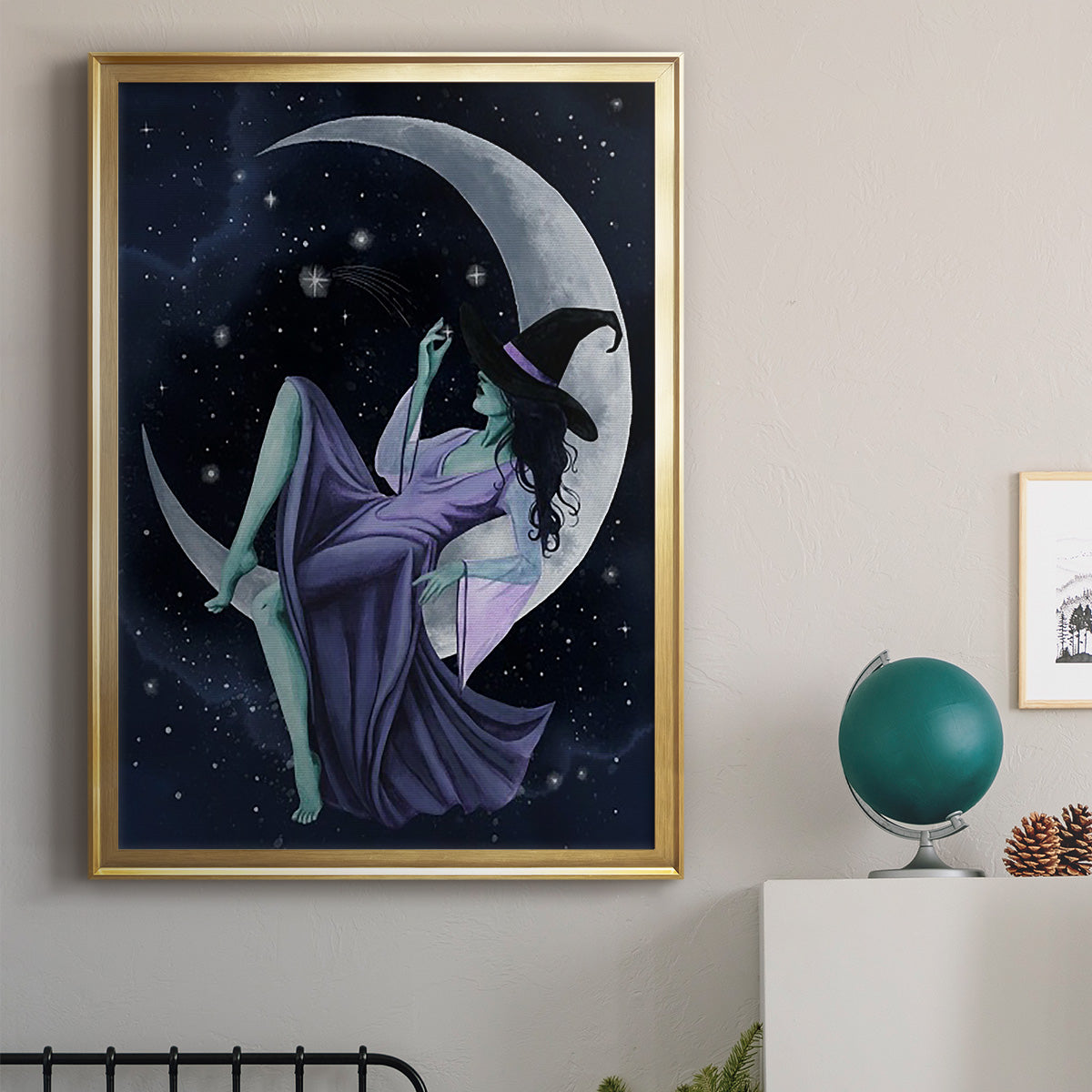 Star Sorceress I - Modern Framed Canvas Print