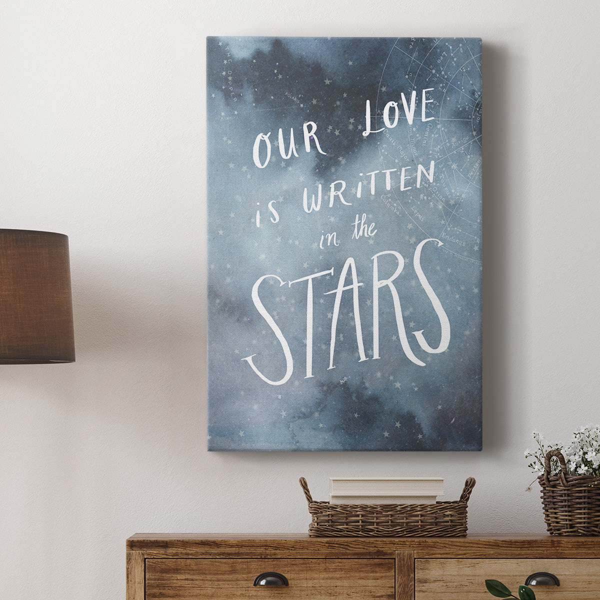 Celestial Love IV Premium Gallery Wrapped Canvas - Ready to Hang