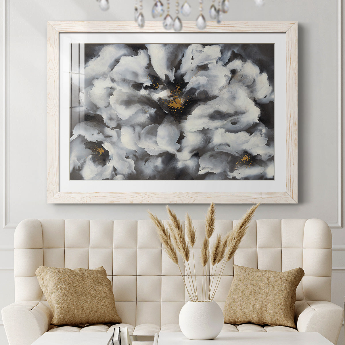 Peonia - Barnwood Framed Art Print