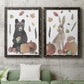 Cute Autumn Forest I - Premium Framed Canvas 2 Piece Set - Ready to Hang