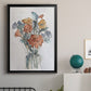 Watercolor Floral Arrangement I - Modern Framed Canvas Print