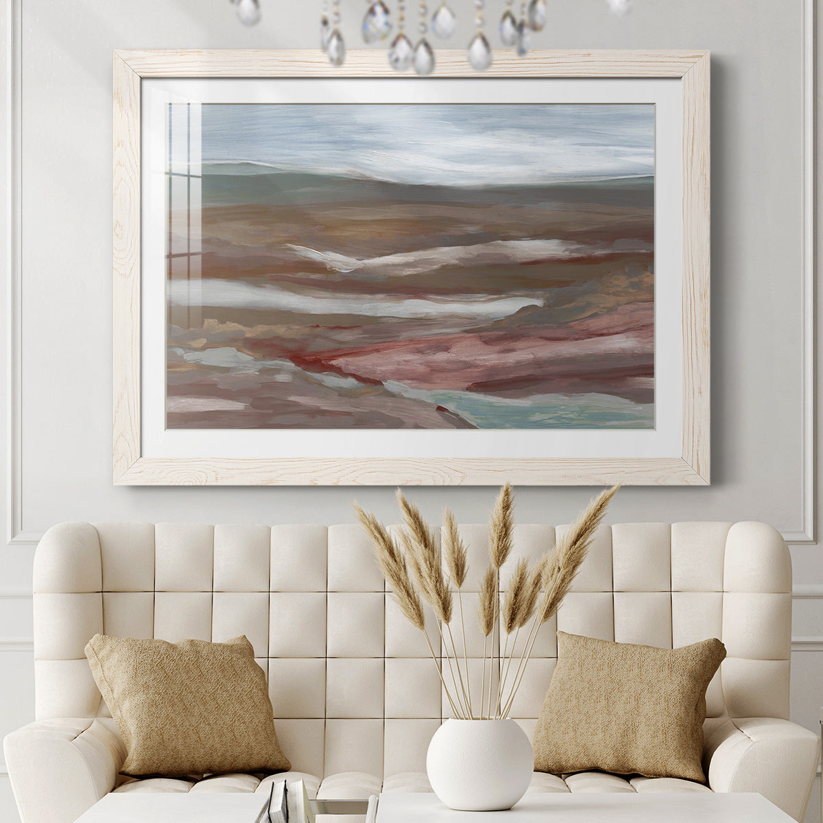 Valley of Fall - Barnwood Framed Art Print