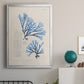 Blue Marine Algae V - Modern Framed Canvas Print