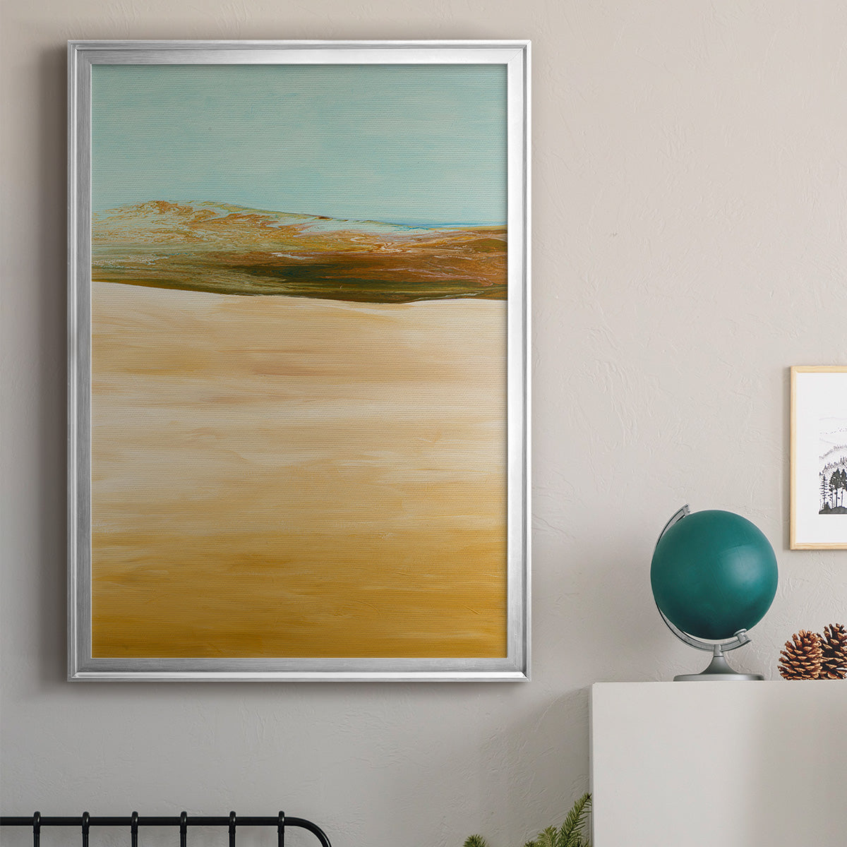 Yesterday's Today - Modern Framed Canvas Print