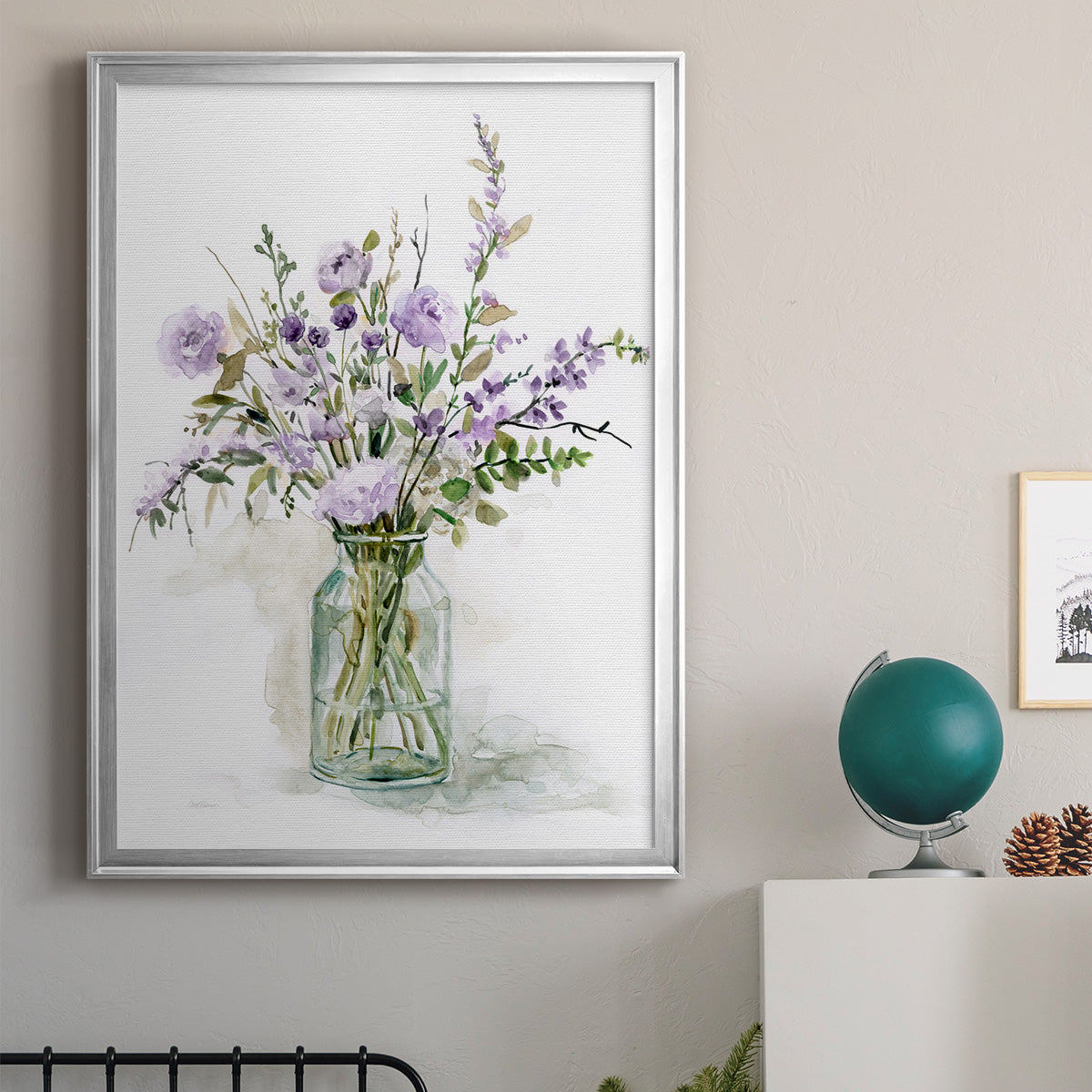 Purple Passion I - Modern Framed Canvas Print