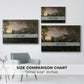 The Course of Empire: The Savage State, 1834 - Floater Framed Canvas Print