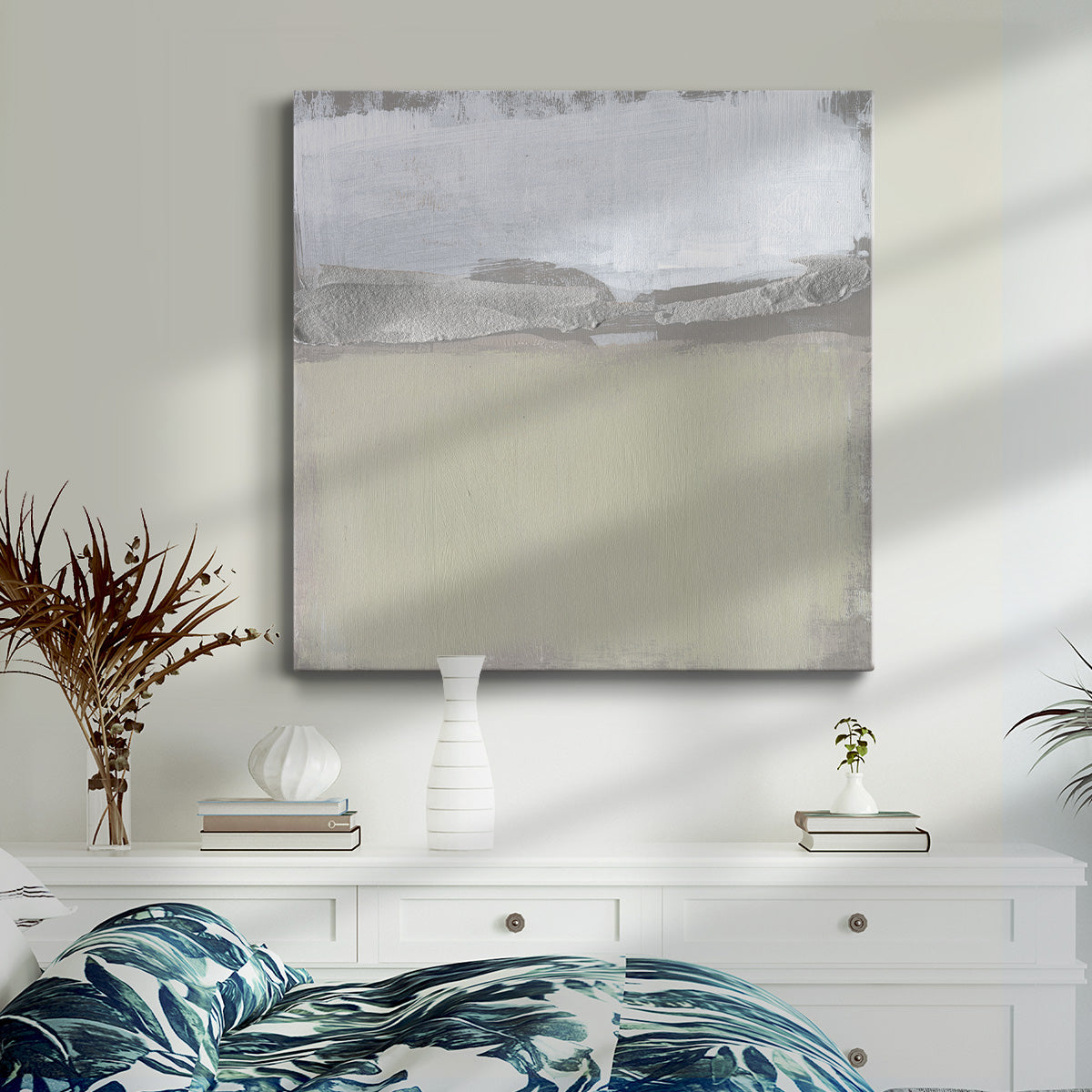 Silver Ribbon Horizon II - Canvas Art Print