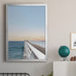 Day at the Pier - Modern Framed Canvas Print