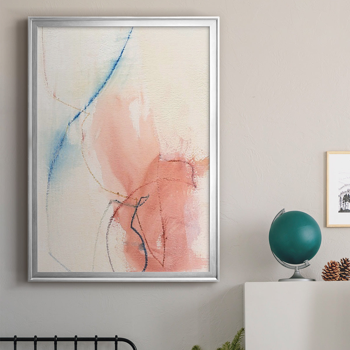 Barxan II - Modern Framed Canvas Print